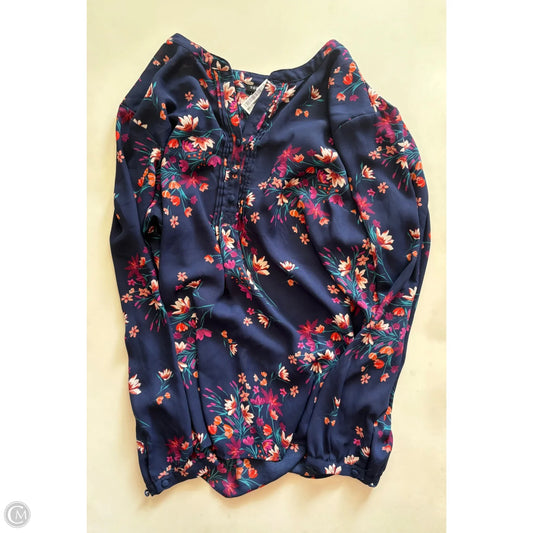 Blouse Long Sleeve By Torrid In Floral Print, Size: 3x