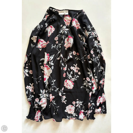 Blouse Long Sleeve By Maurices In Black, Size: 3x