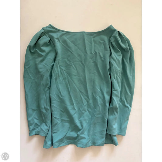 Top Long Sleeve By Worthington In Blue, Size: S