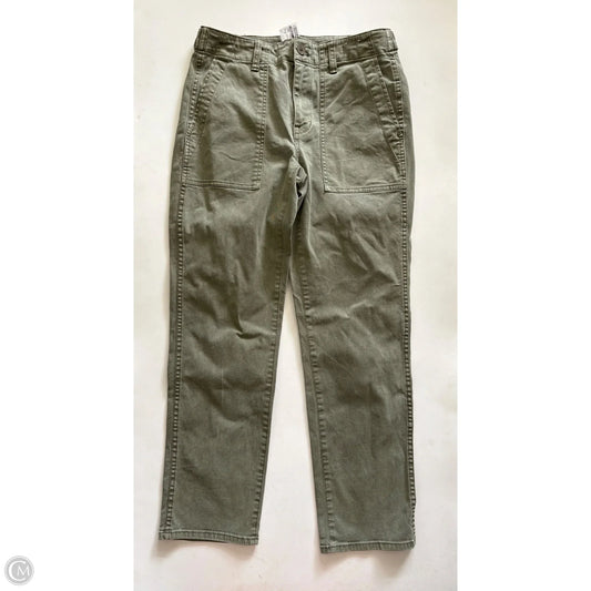 Jeans Straight By Madewell In Green, Size: 2