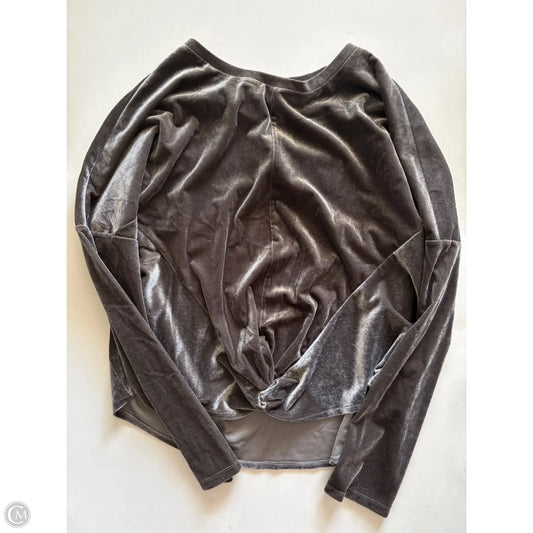 Top Long Sleeve By Ellen Tracy In Grey, Size: Xl