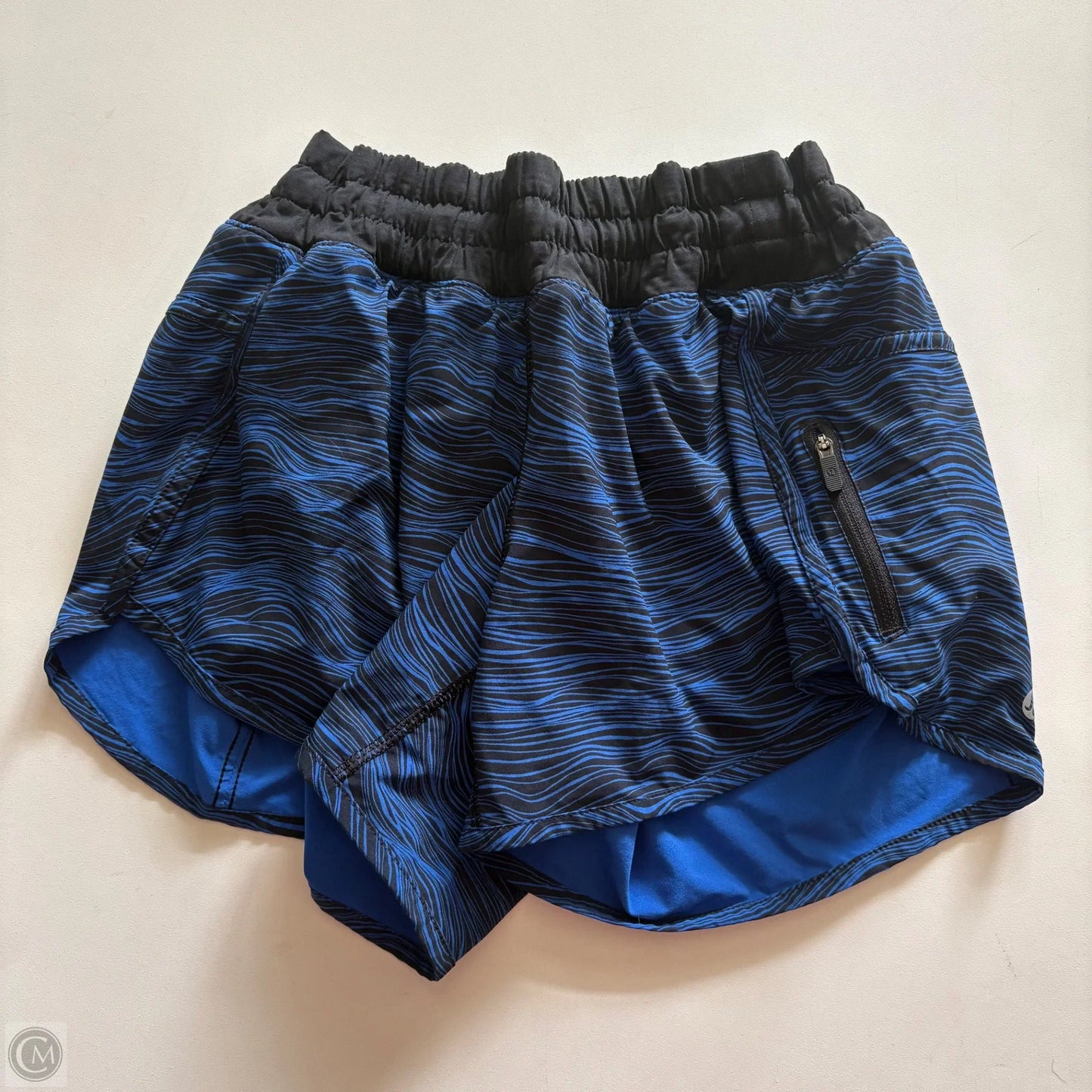 Athletic Shorts By Lululemon In Blue, Size: 8
