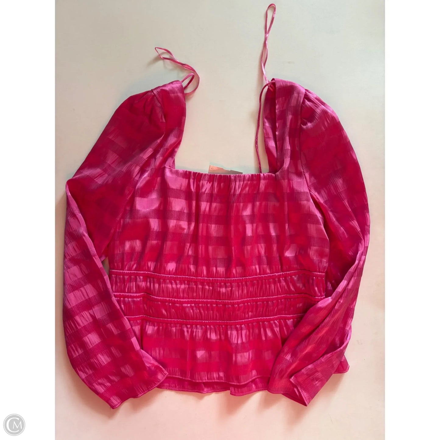 Blouse Long Sleeve By 1.state In Pink, Size: L