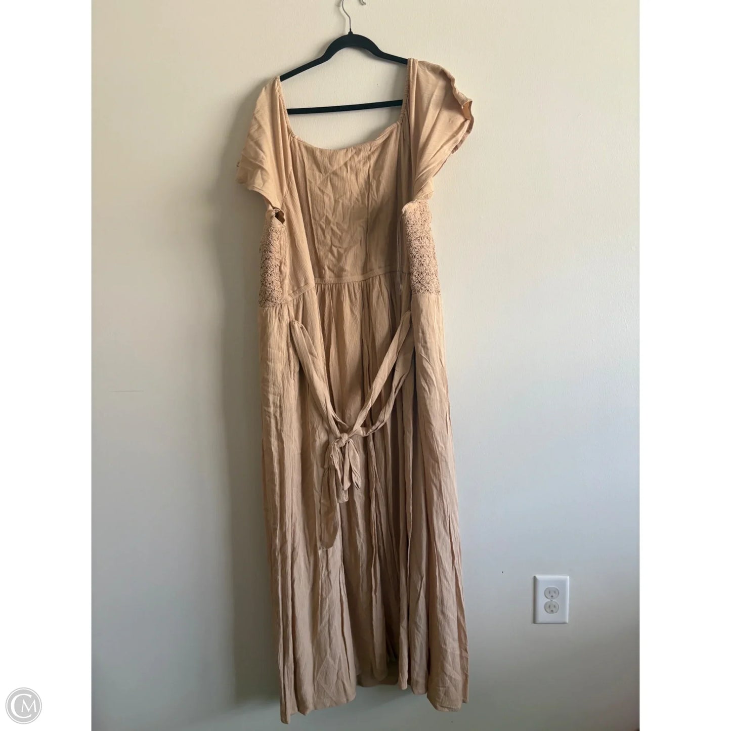Dress Casual Maxi By Lane Bryant In Tan, Size: 24
