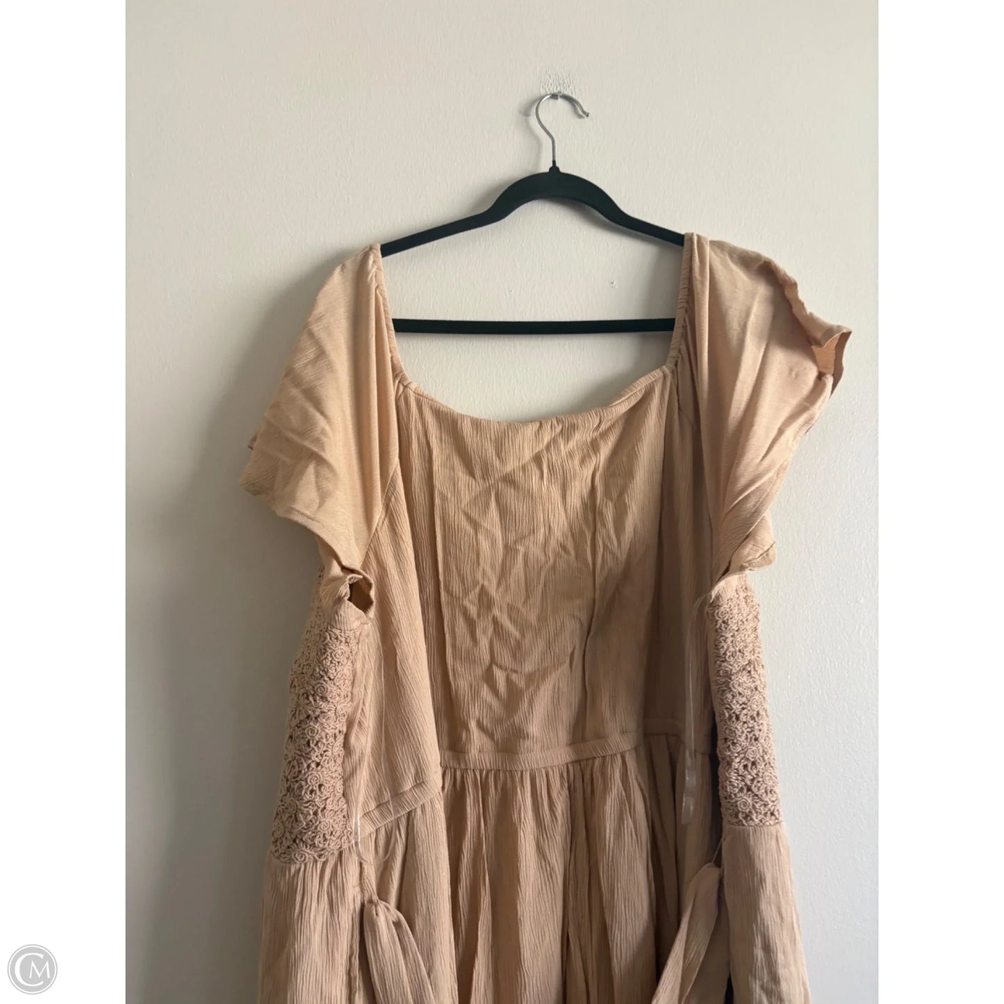 Dress Casual Maxi By Lane Bryant In Tan, Size: 24
