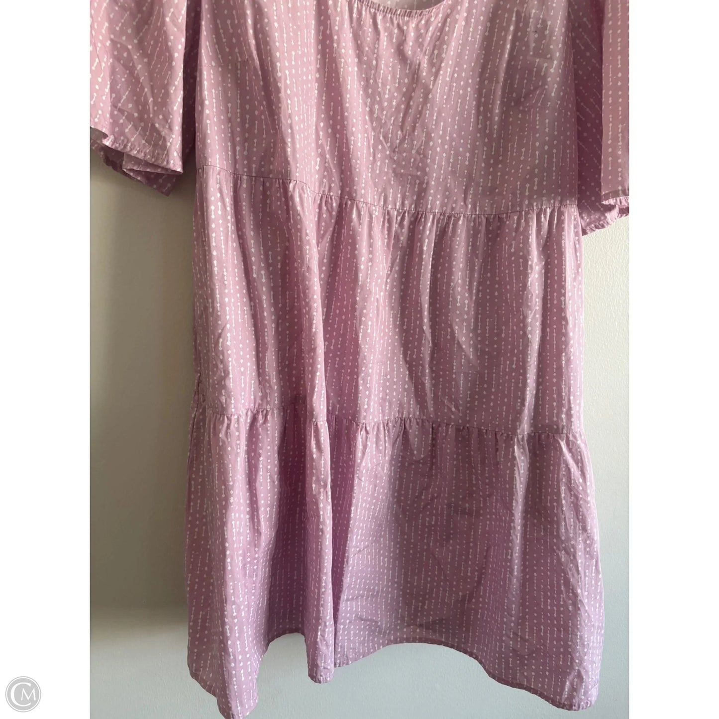 Dress Casual Midi By A New Day In Purple, Size: L