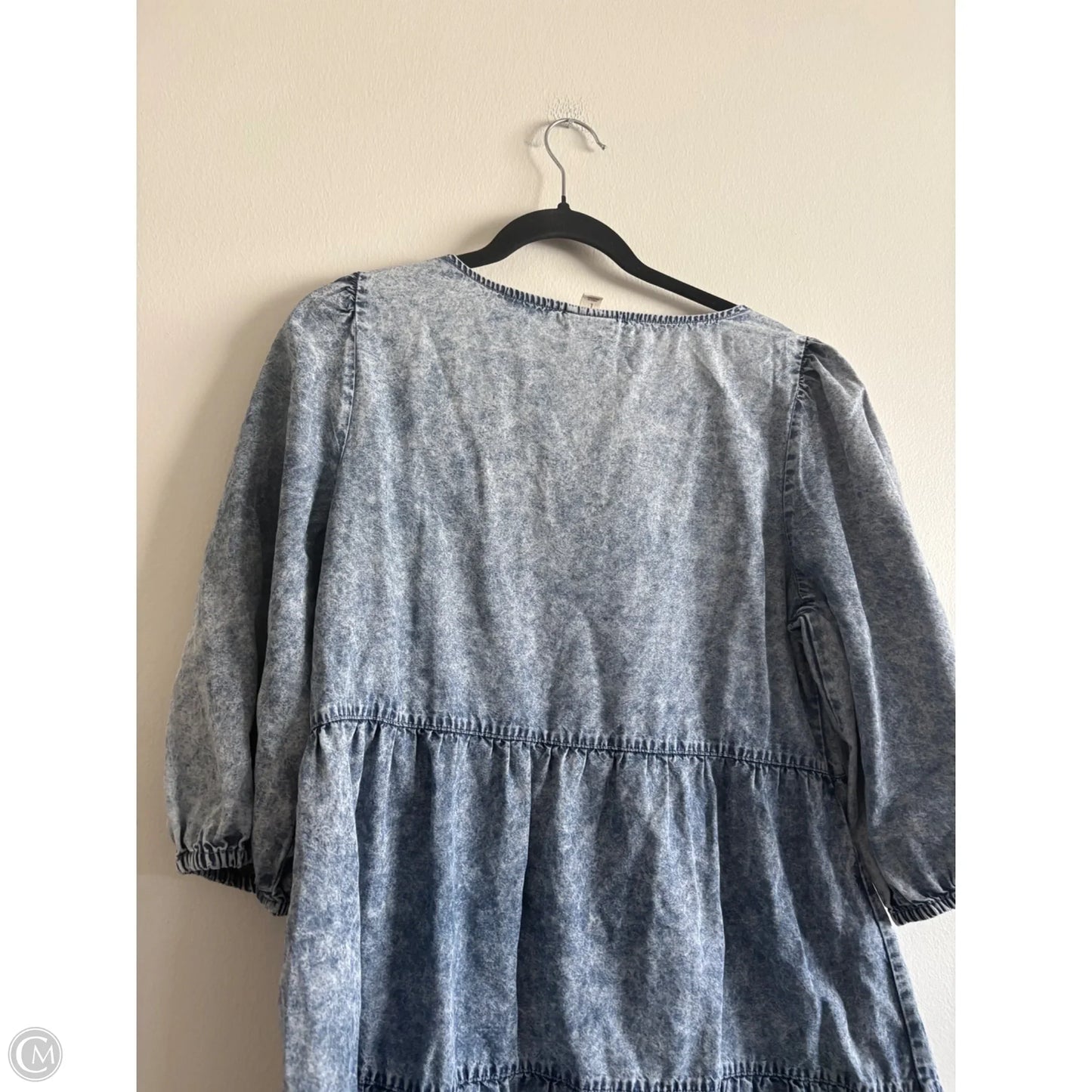 Dress Casual Midi By Ana In Blue, Size: L