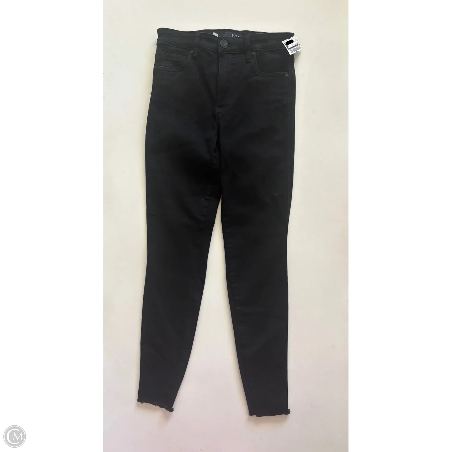 Jeans Skinny By Kut In Black, Size: 0