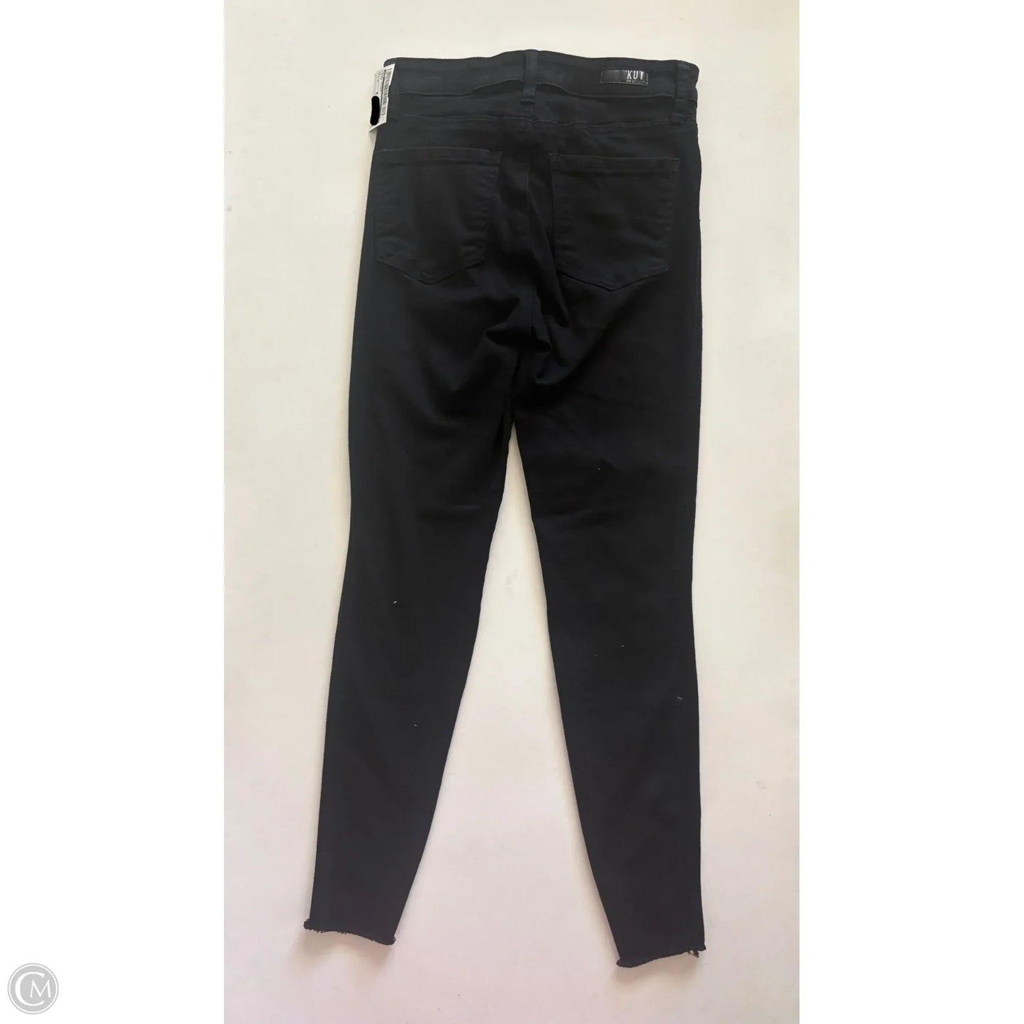 Jeans Skinny By Kut In Black, Size: 0