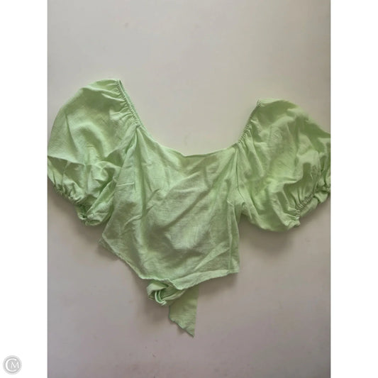 Top Short Sleeve By Time After Time In Green, Size: S