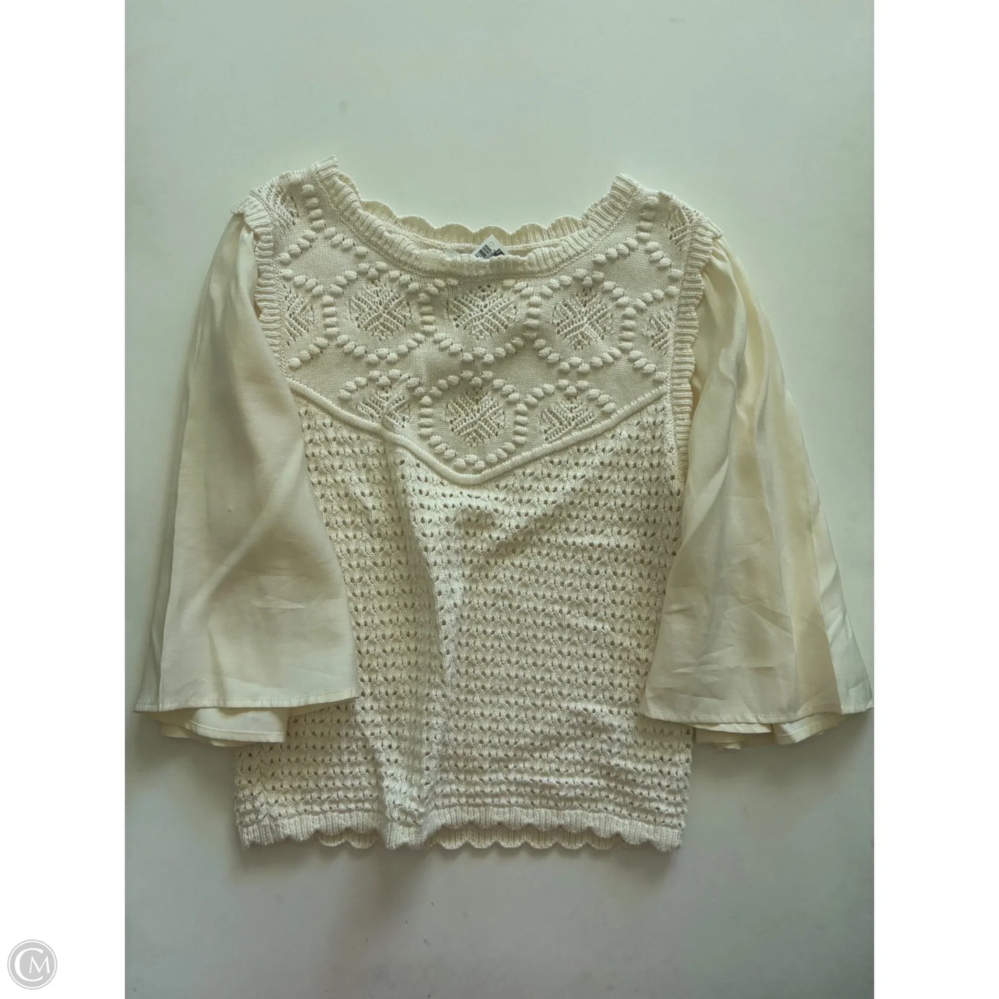 Sweater By Another Love In Cream, Size: Xs