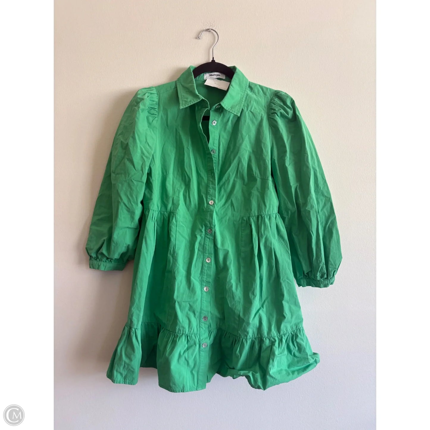 Dress Casual Midi By Showpo In Green, Size: 0