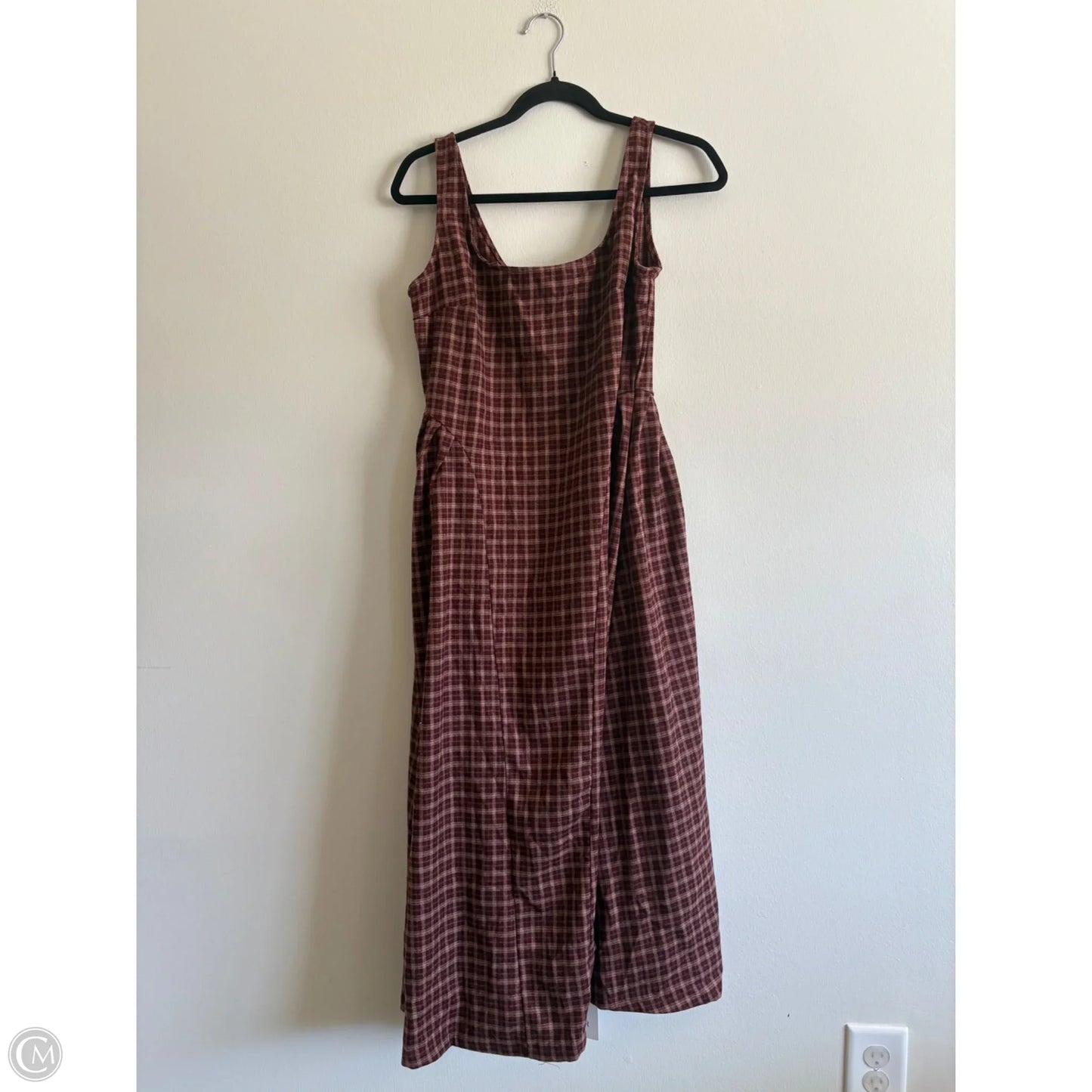 Dress Casual Maxi By Cider In Plaid Pattern, Size: M
