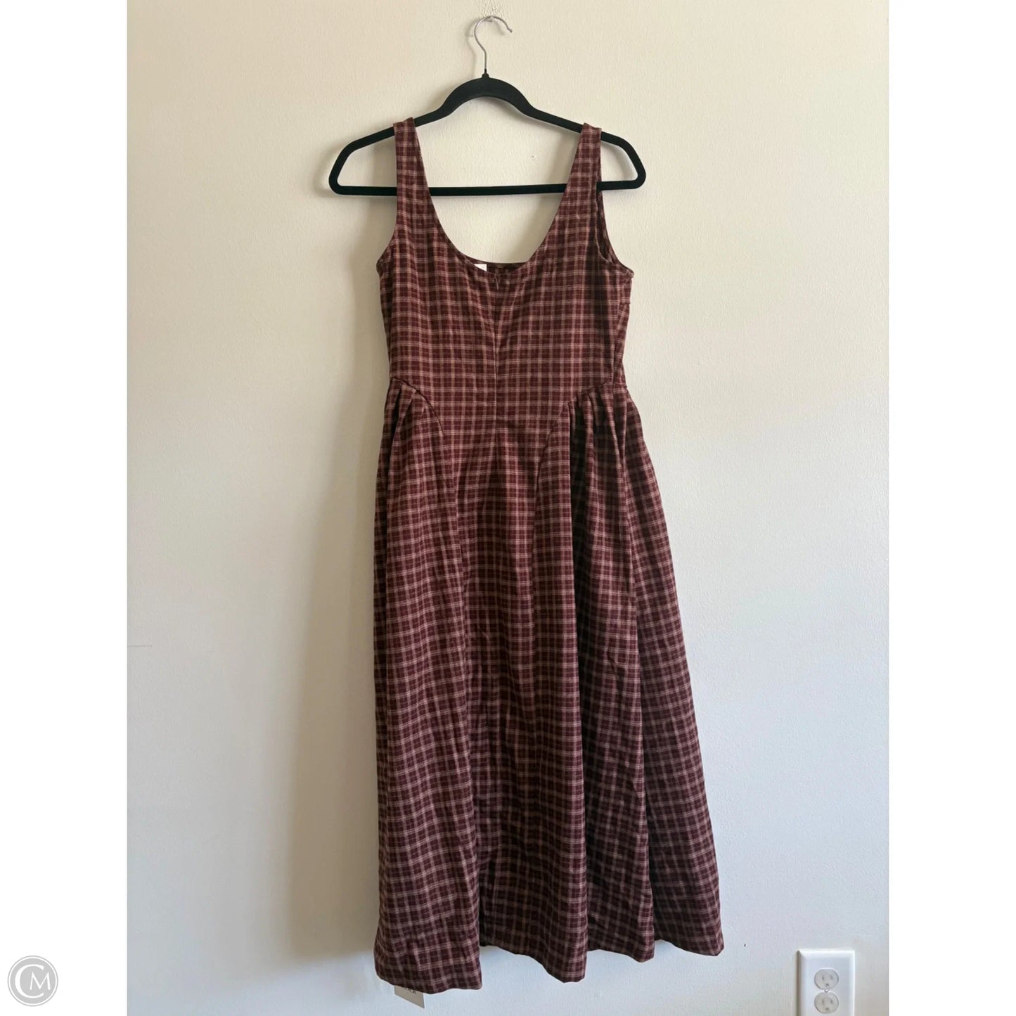 Dress Casual Maxi By Cider In Plaid Pattern, Size: M