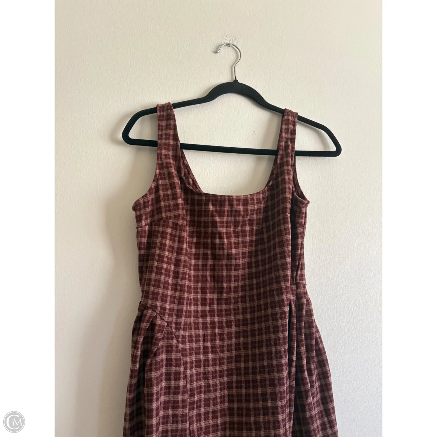 Dress Casual Maxi By Cider In Plaid Pattern, Size: M