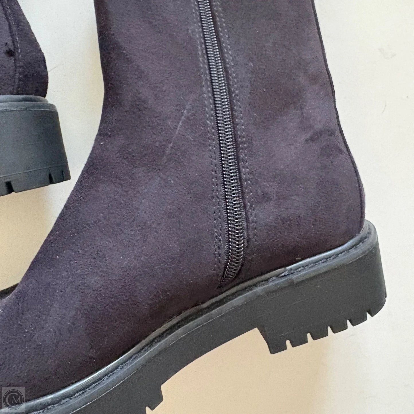 Boots Ankle Heels By Time And Tru In Black, Size: 7