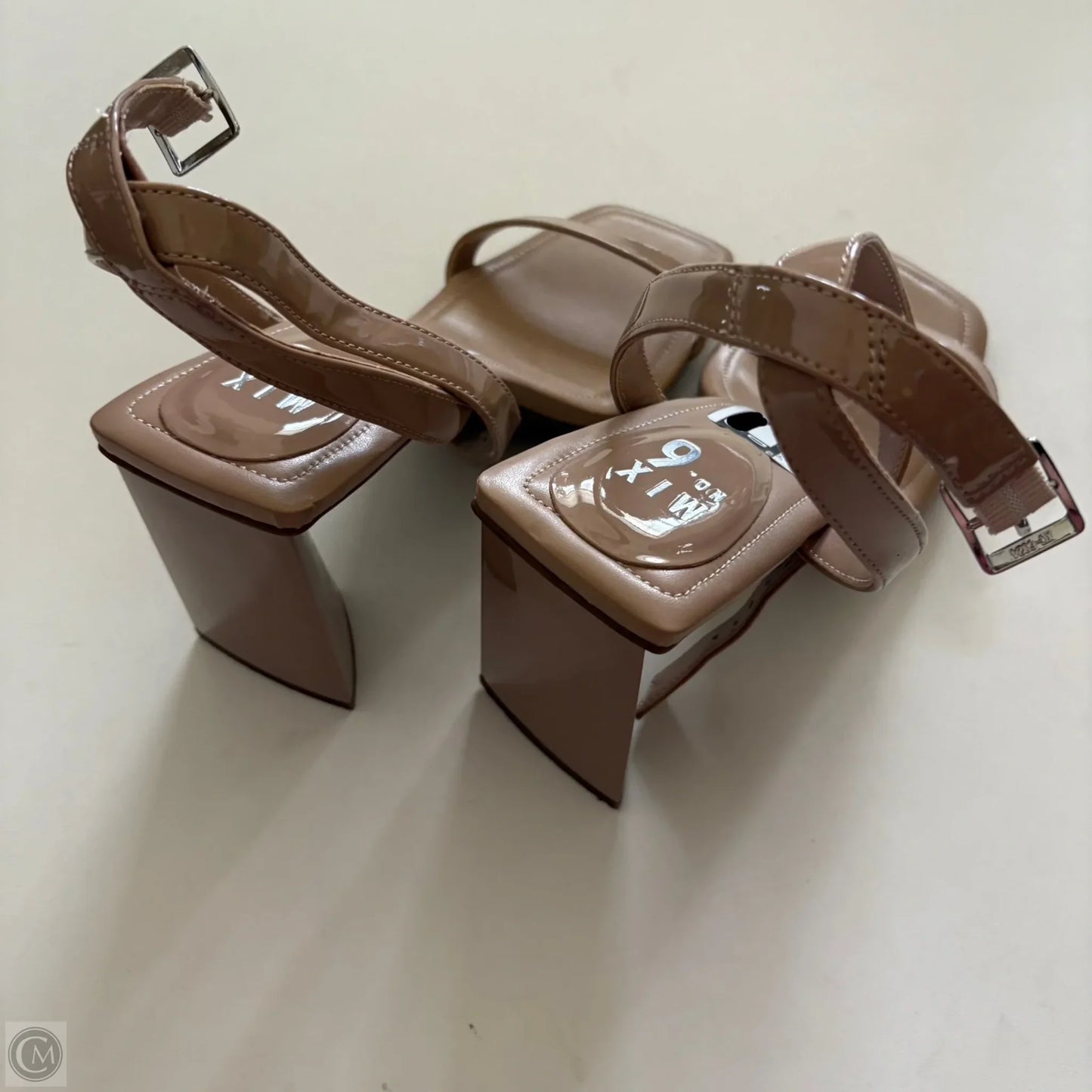 Shoes Heels Block By Mix No 6 In Tan, Size: 10