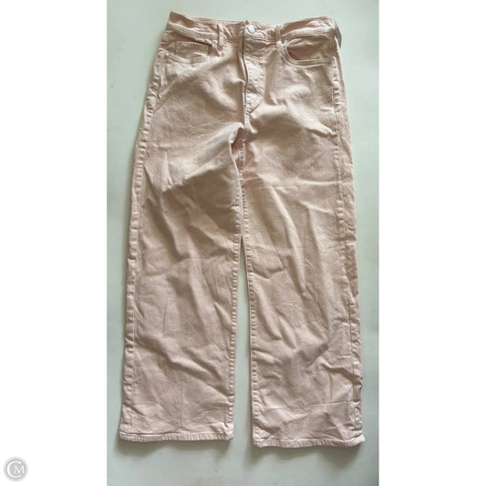 Jeans Straight By Loft In Peach, Size: 4