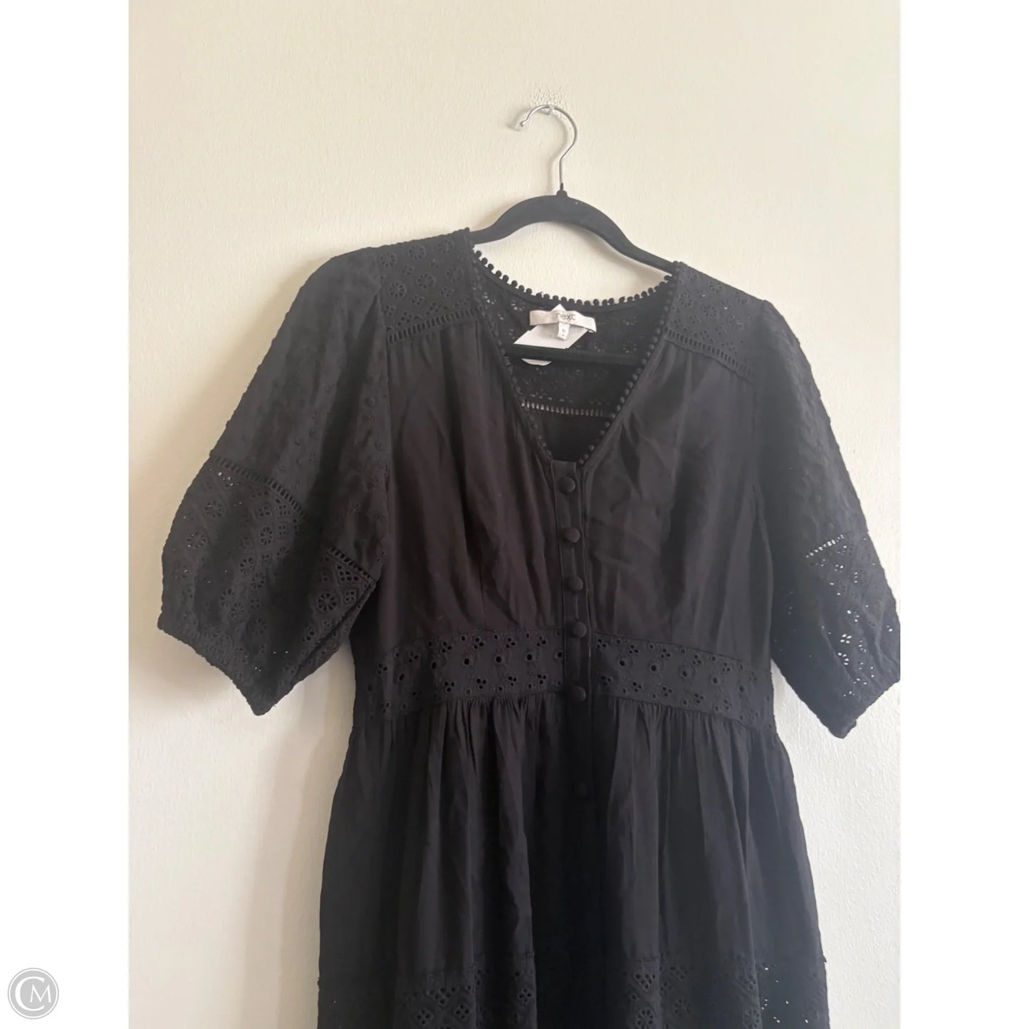 Dress Casual Maxi By Next In Black, Size: 12