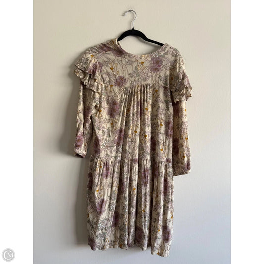 Dress Casual Midi By Ana In Floral Print, Size: M