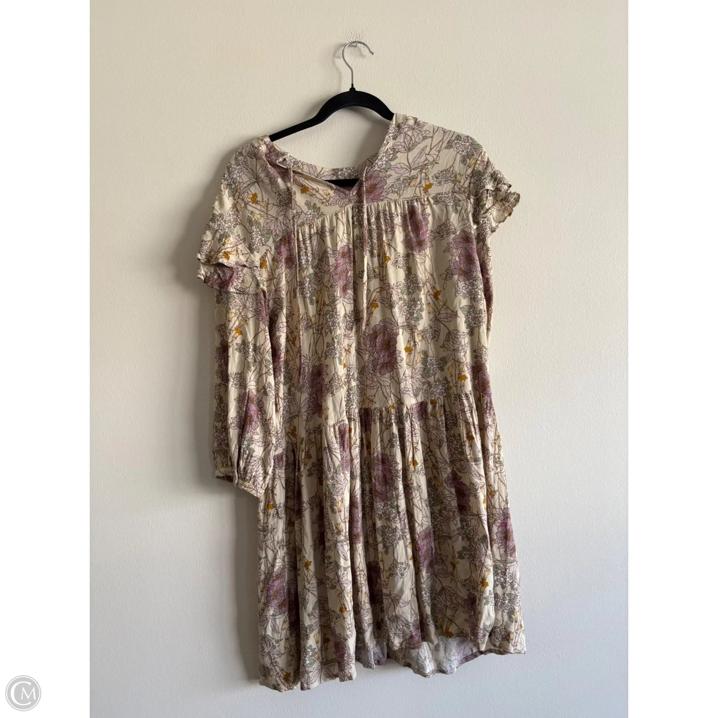 Dress Casual Midi By Ana In Floral Print, Size: M