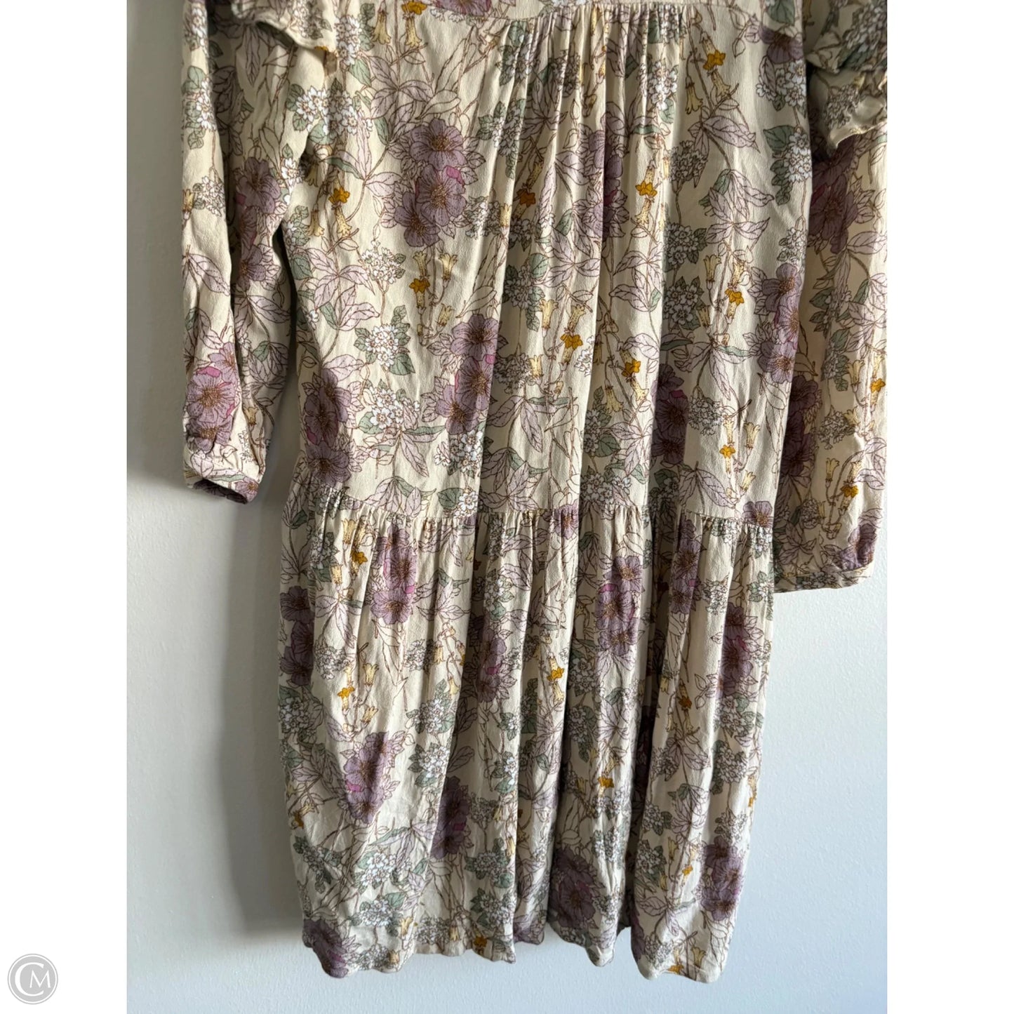 Dress Casual Midi By Ana In Floral Print, Size: M