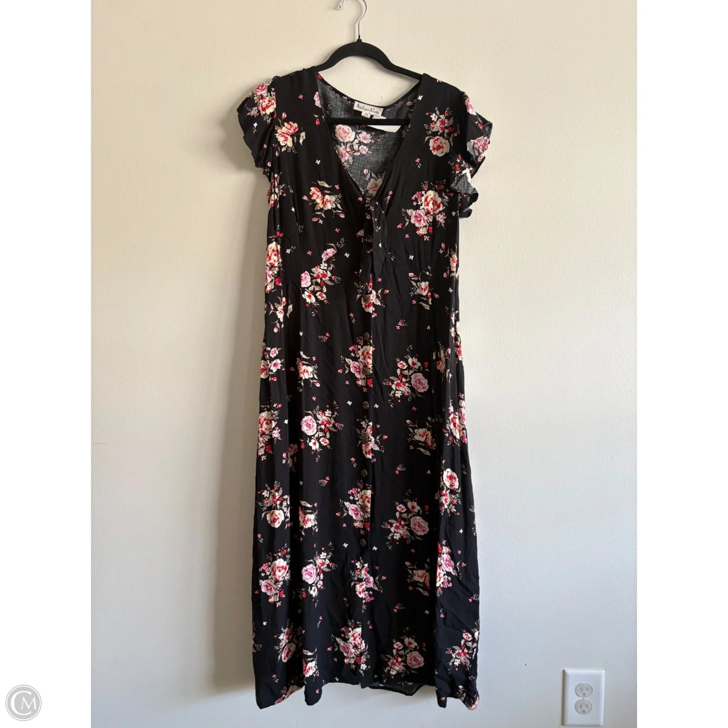 Dress Casual Midi By Indigo Rose In Black, Size: 2x