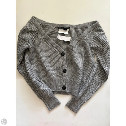 Sweater Cardigan By White House Black Market In Grey, Size: M