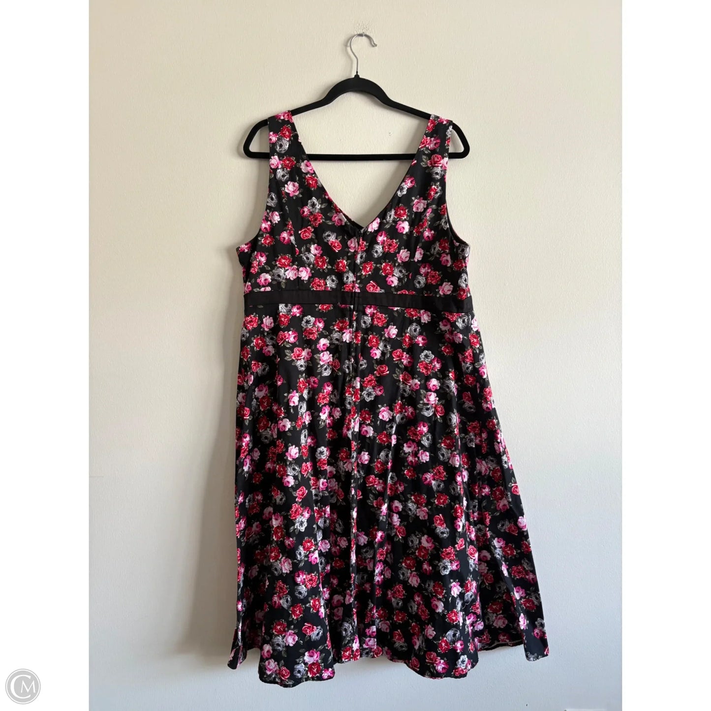 Dress Casual Midi By Torrid In Floral Print, Size: 16