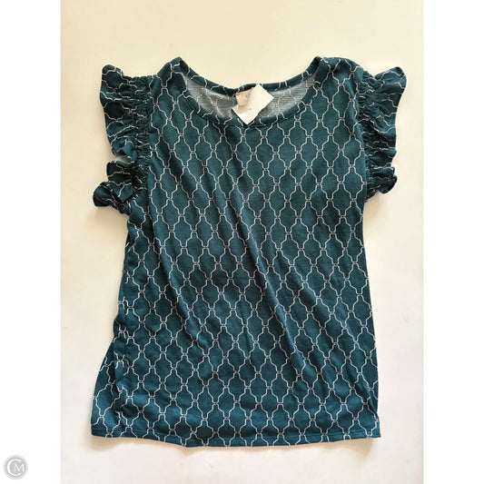 Top Sleeveless By Loft In Green, Size: L