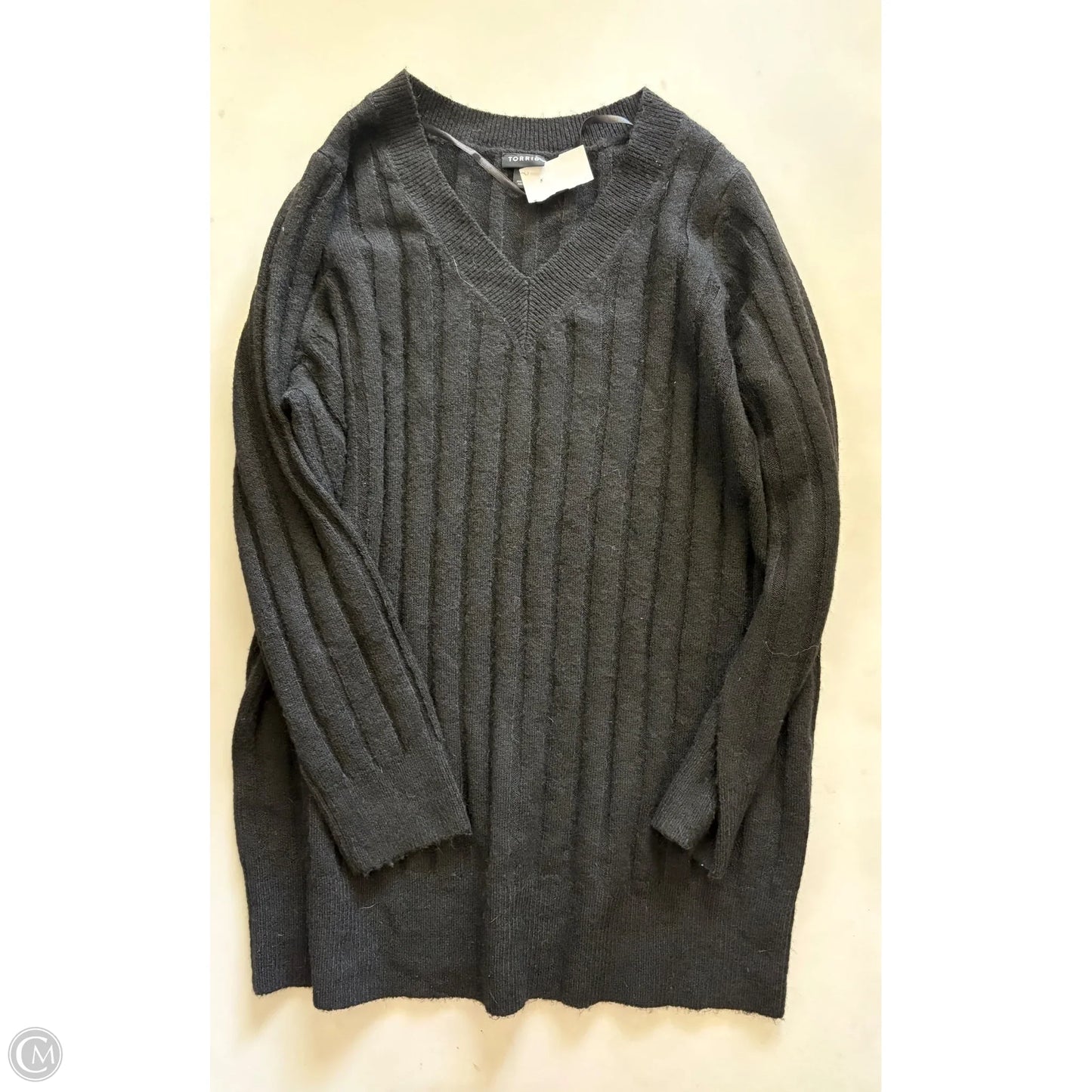 Sweater By Torrid In Black, Size: 1x