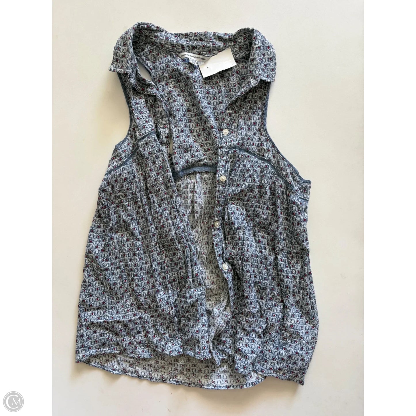 Tank Top By American Eagle In Floral Print, Size: S