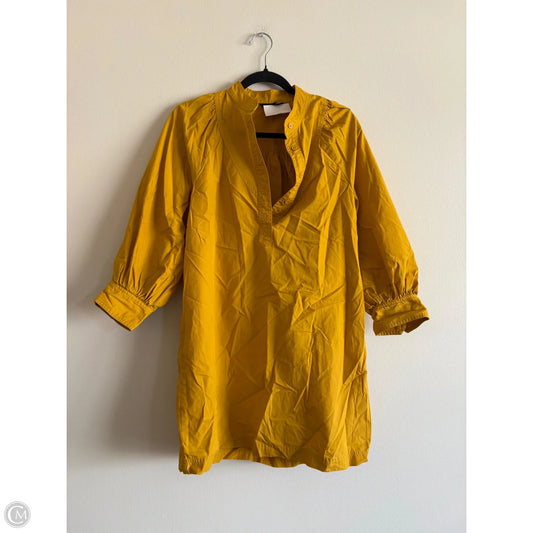 Dress Casual Midi By Banana Republic In Yellow, Size: S