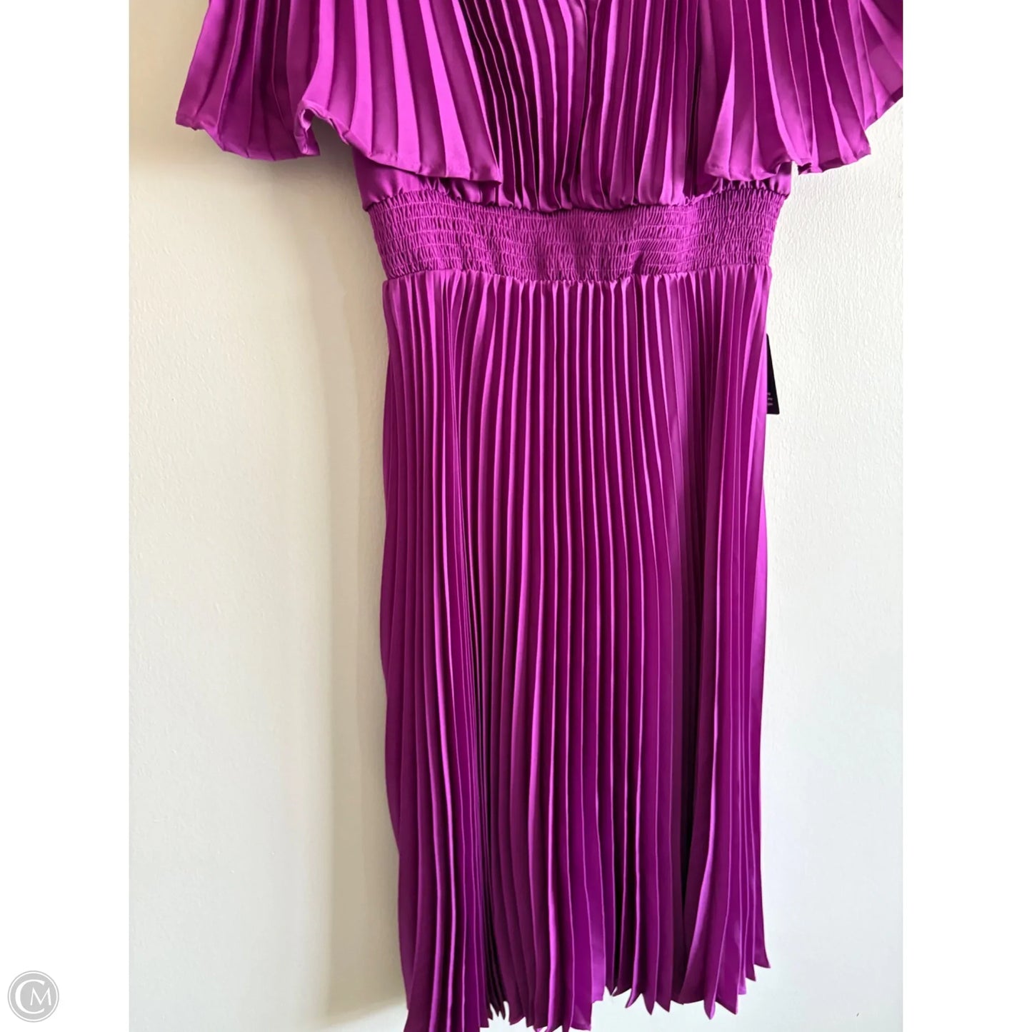 Dress Party Midi By Express In Purple, Size: S