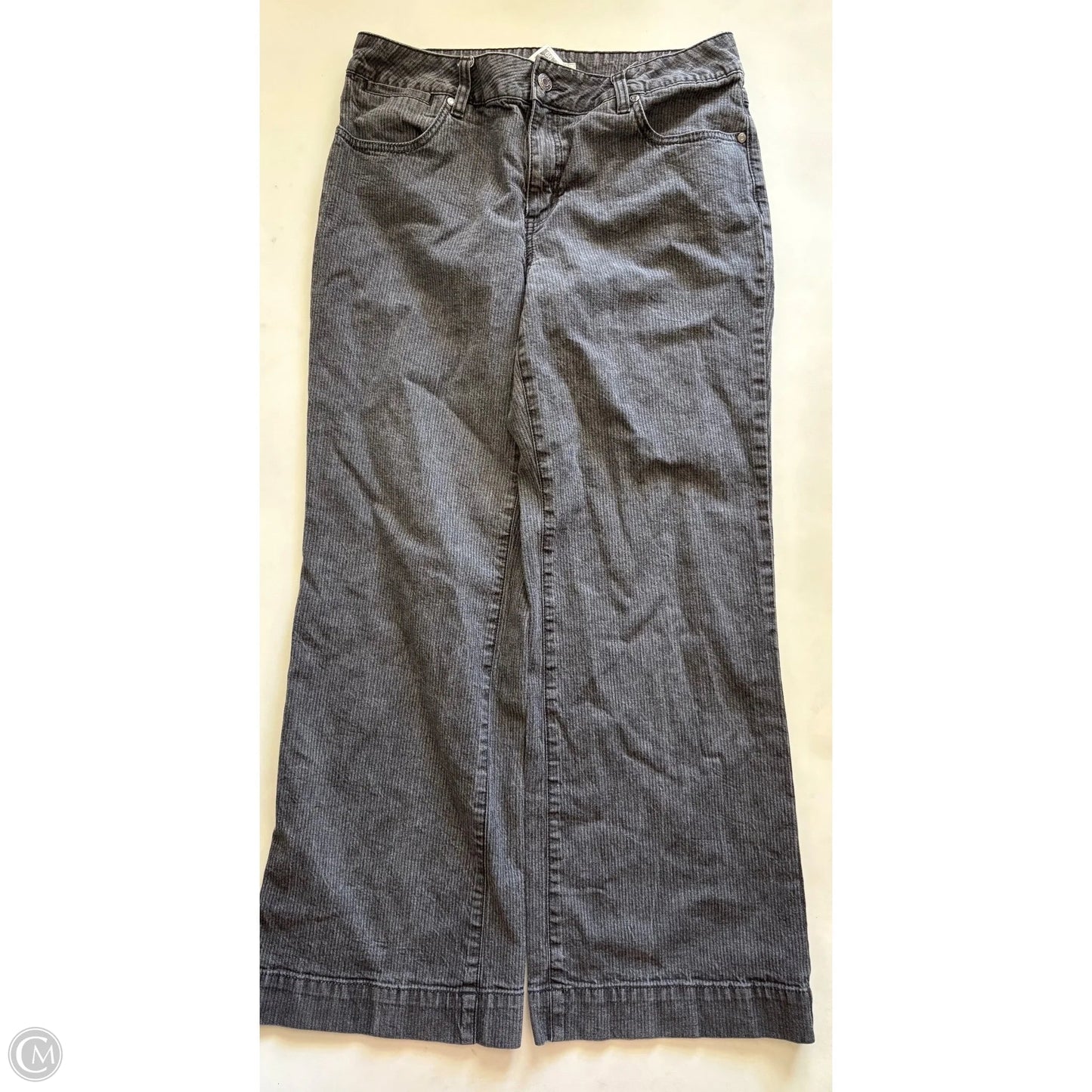 Jeans Wide Leg By Cato In Black, Size: 14
