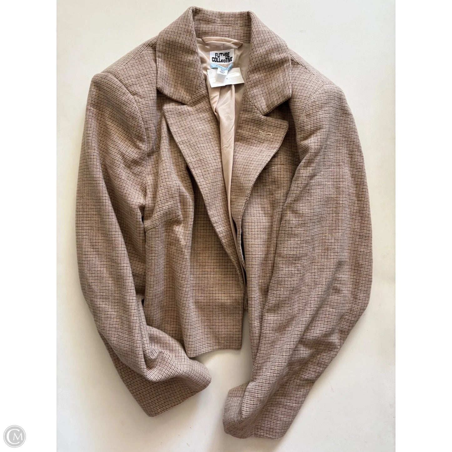 Blazer By Future Collective In Tan, Size: 2x