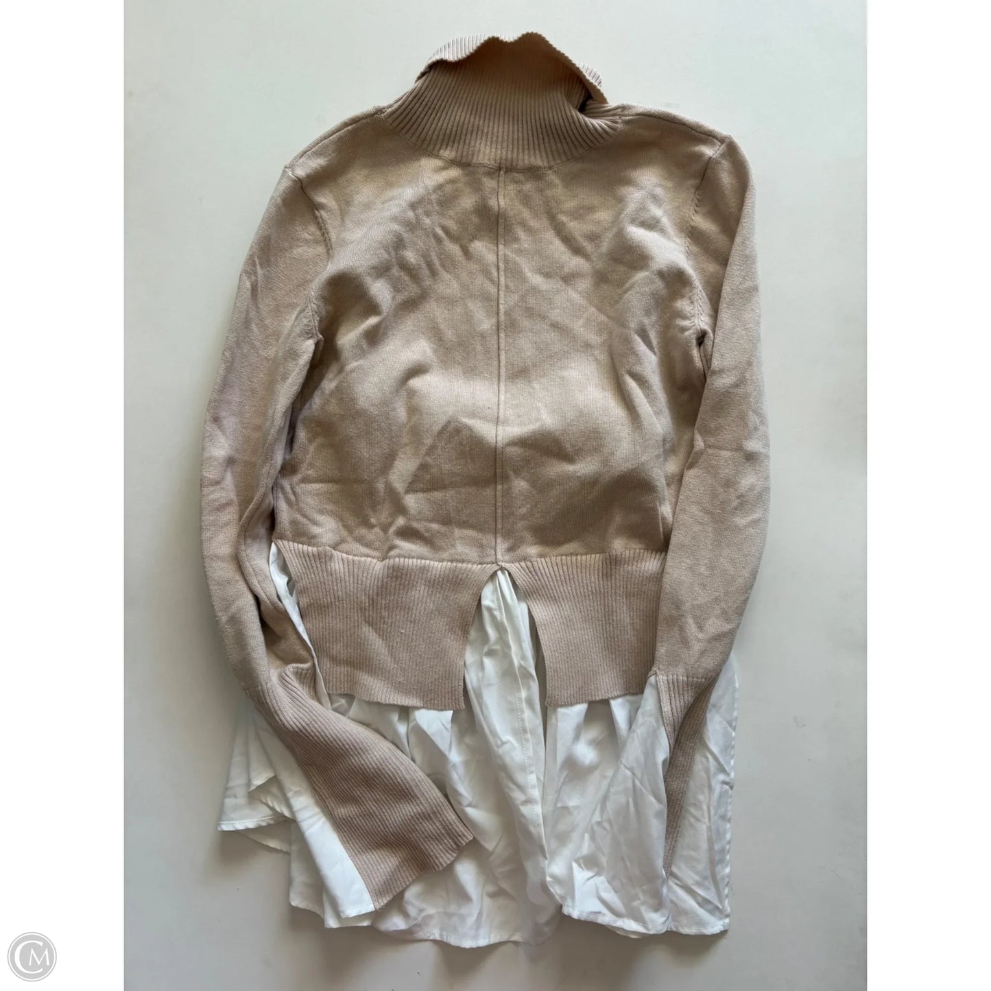 Sweater By English Factory In Tan, Size: S