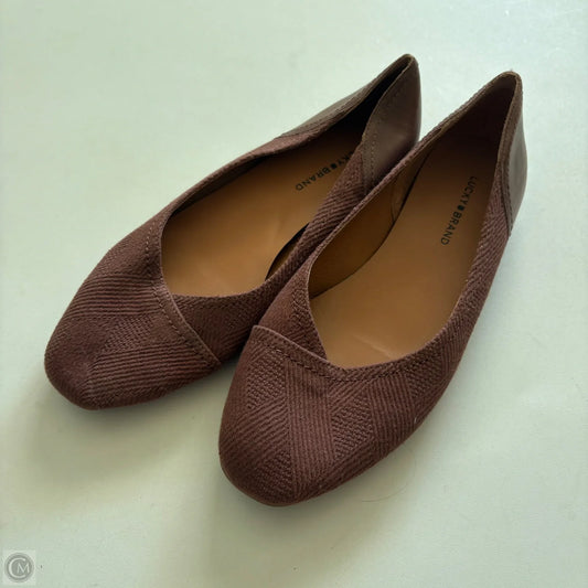 Shoes Flats By Lucky Brand In Brown, Size: 7.5