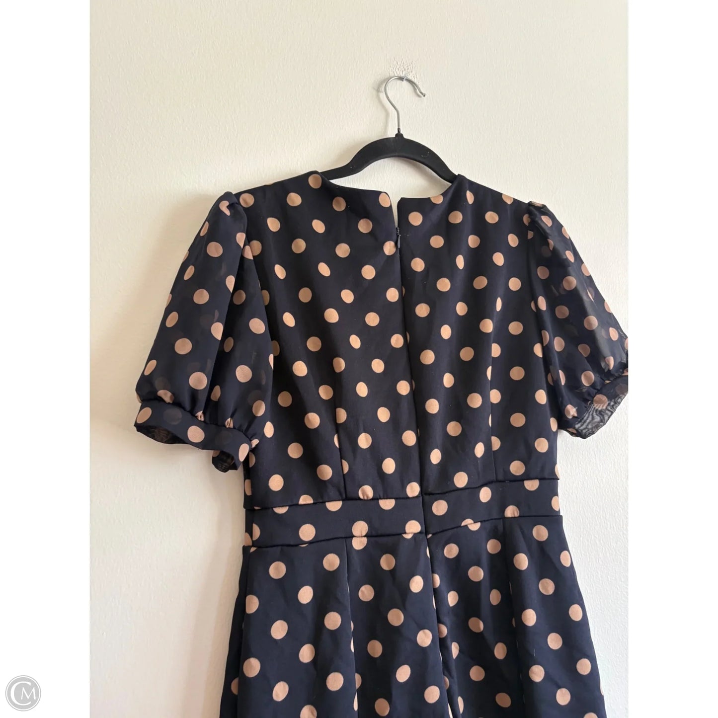 Dress Casual Midi By Enfocus In Polkadot Pattern, Size: 6