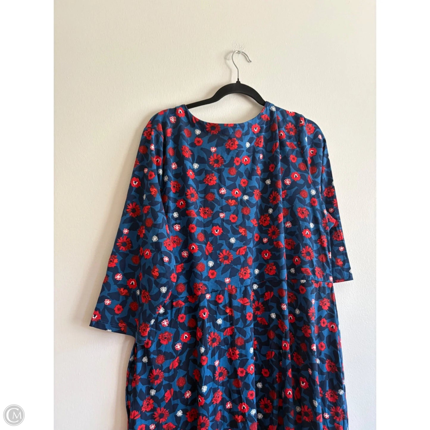 Dress Casual Maxi By Sea Salt In Floral Print, Size: 16