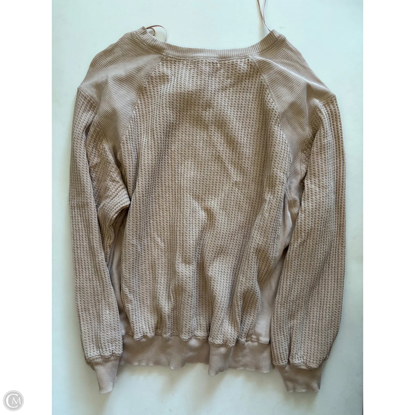 Sweatshirt Crewneck By Farmers In Tan, Size: M