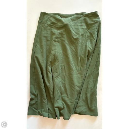Skirt Mini & Short By Appleseeds In Green, Size: Xl