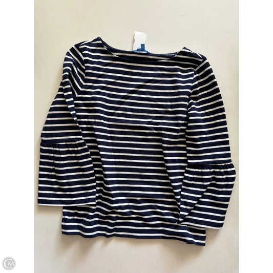 Top Long Sleeve By Draper James In Striped Pattern, Size: Xs