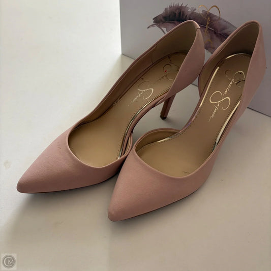 Shoes Heels Kitten By Jessica Simpson In Pink, Size: 9.5