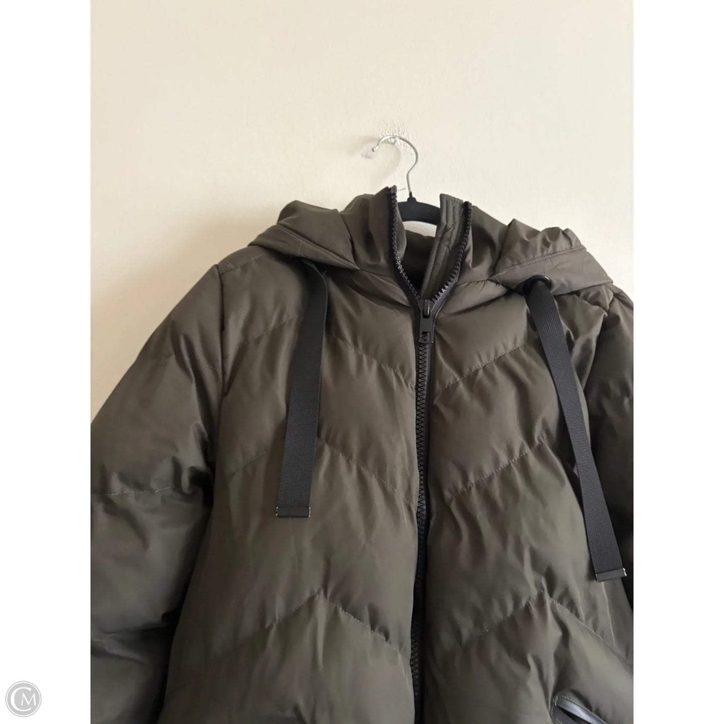 Jacket Puffer & Quilted By Saint & Sinner In Green, Size: L