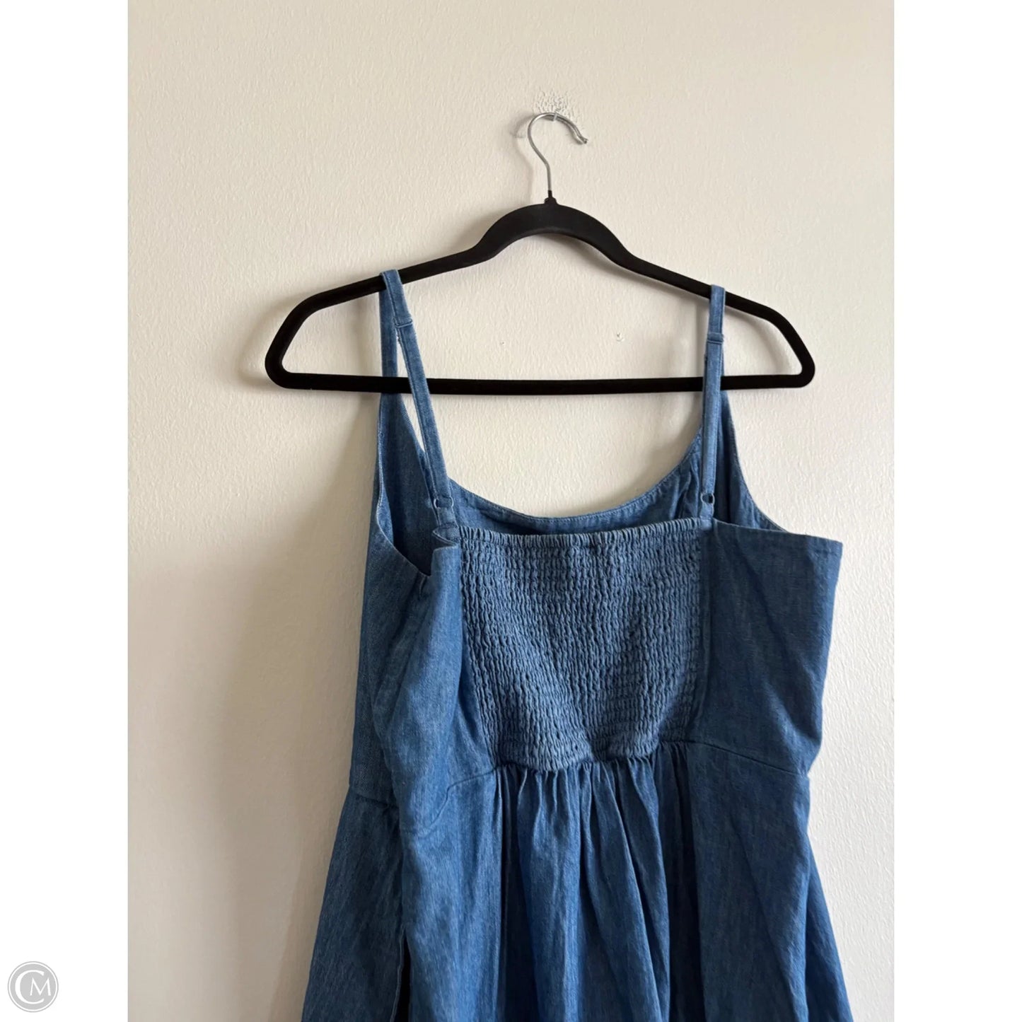 Dress Casual Midi By Old Navy In Blue, Size: Xl