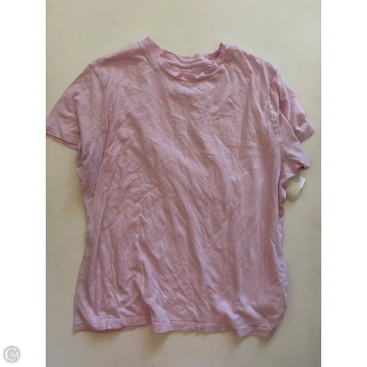 Top Short Sleeve By A New Day In Pink, Size: Xl