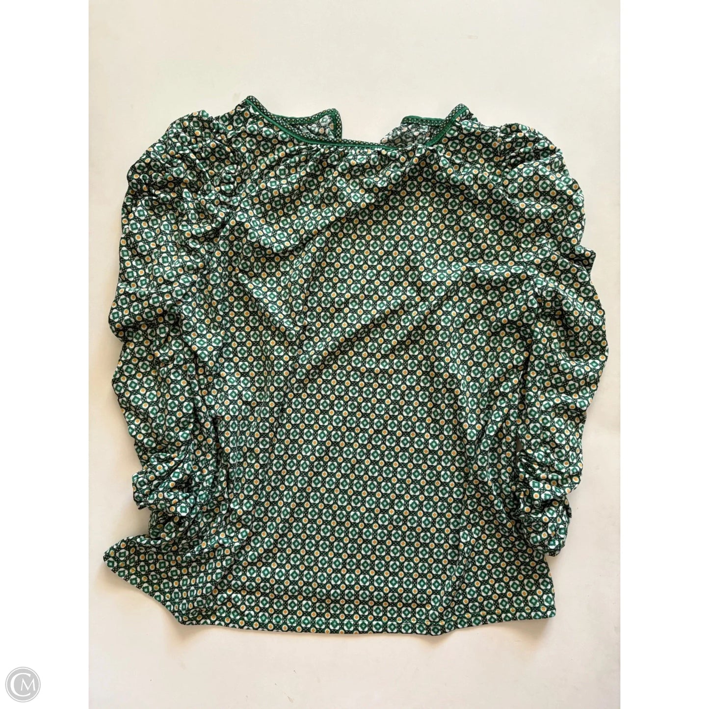 Blouse Long Sleeve By Max Studio In Green, Size: M