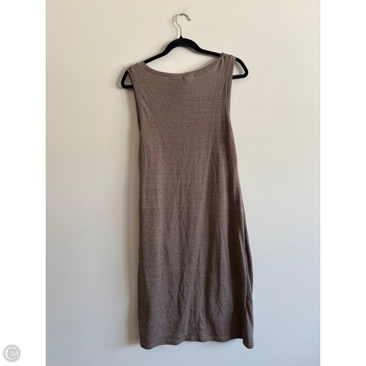 Dress Casual Midi By Leith In Brown, Size: L