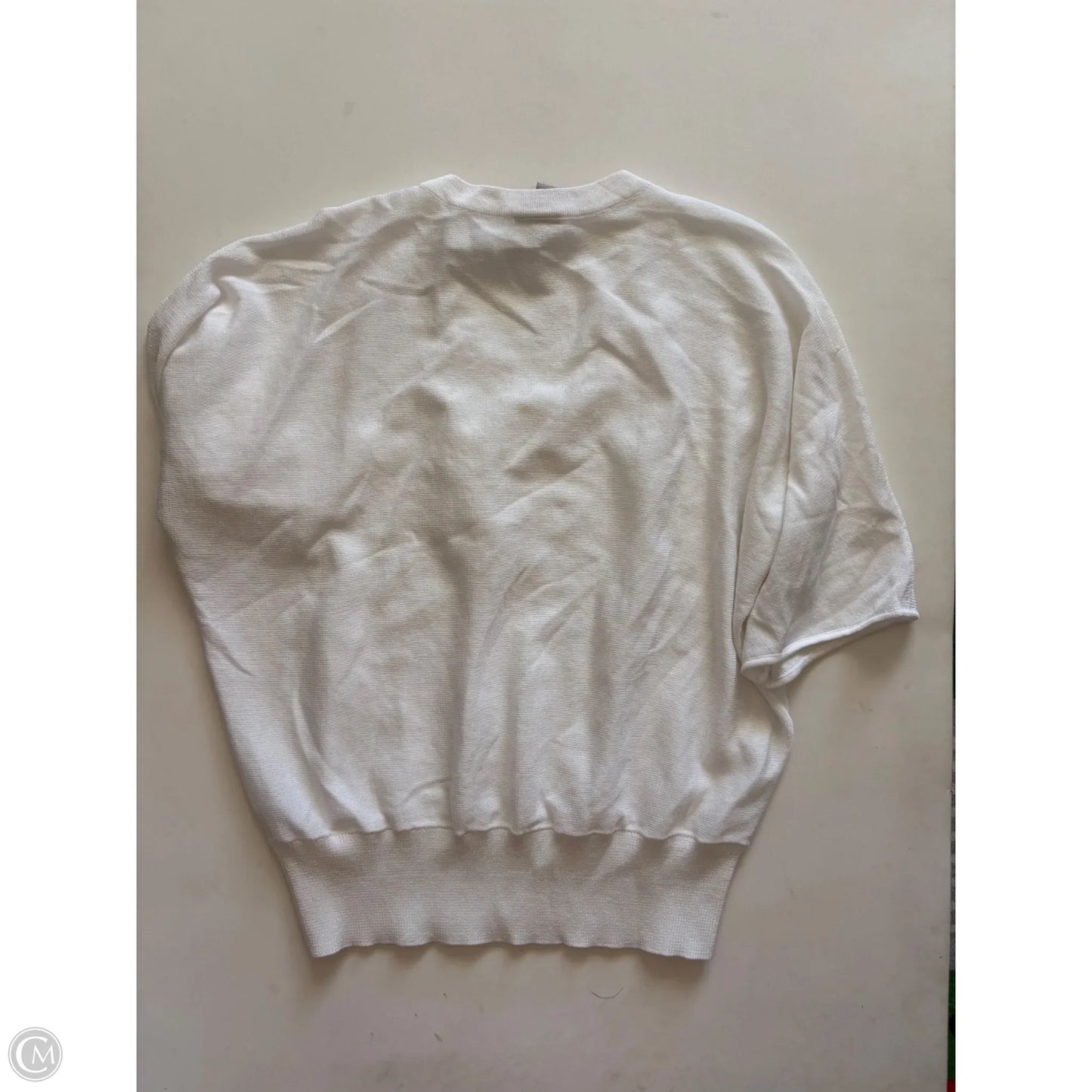 Sweater By Worthington In White, Size: S
